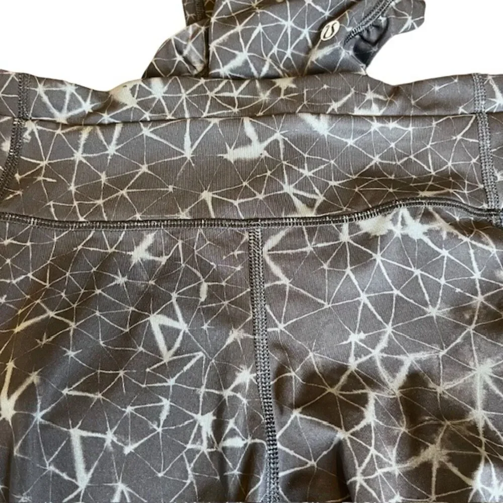 Lululemon Speed Tight III *Full-On Luxtreme Star Crushed Coal Black 6‎
